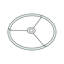 Samrat 25cm H Polypropylene Drum Pendant Shade ( Spider )-19463678