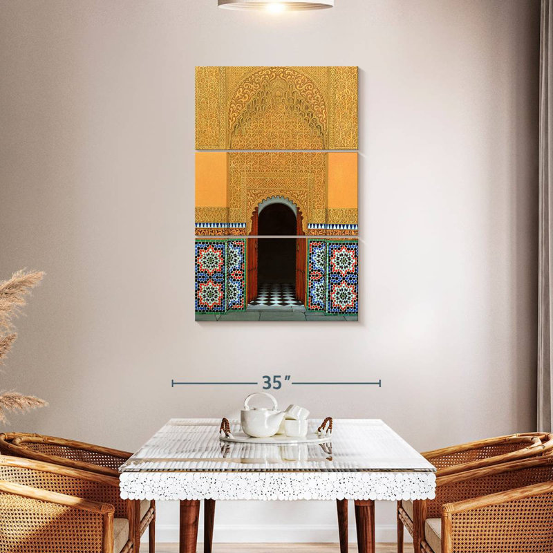 Nicci Door Marrakech, 45" H x 28" W