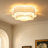 3 - Light Tiered Shade Flush Mount Ceiling Light