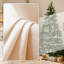 Couvre-oreiller de Noël d'hiver 18 x 18, ensemble de 4 housses de coussin de renne en pin d'hiver, camion de Noël vert