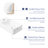 Turner 18" x 10'' White Ceramic Rectangular Wall Mount/Vessel Sink, Small Bathroom Sink