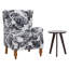 Fauteuil d'appoint à dossier haut
