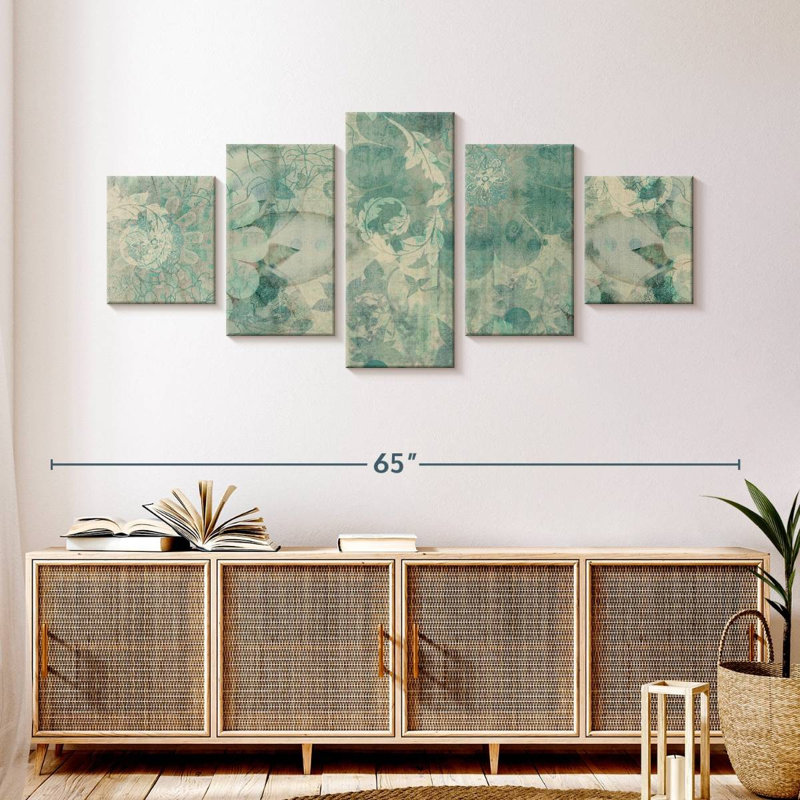 Fleurs de rêve en fleurs, H 24 po x l 55 po