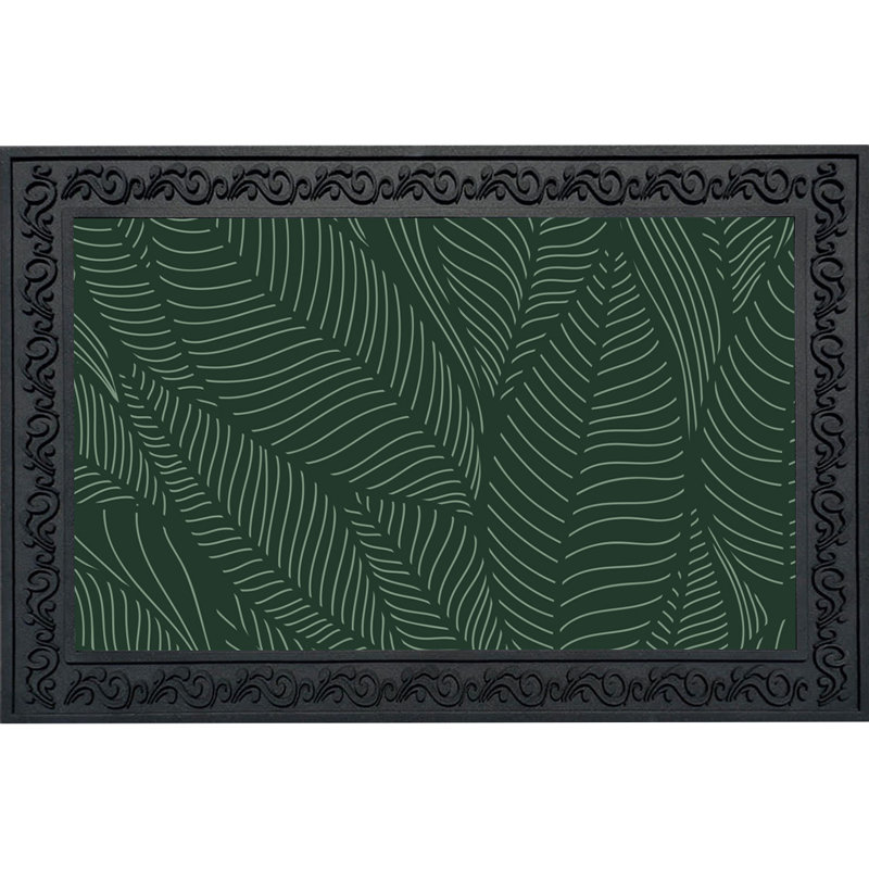 Paillasson feuilles tropicales