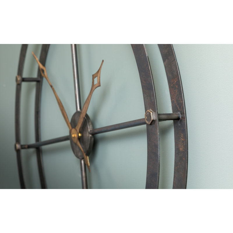 Metal Analog Wall Clock