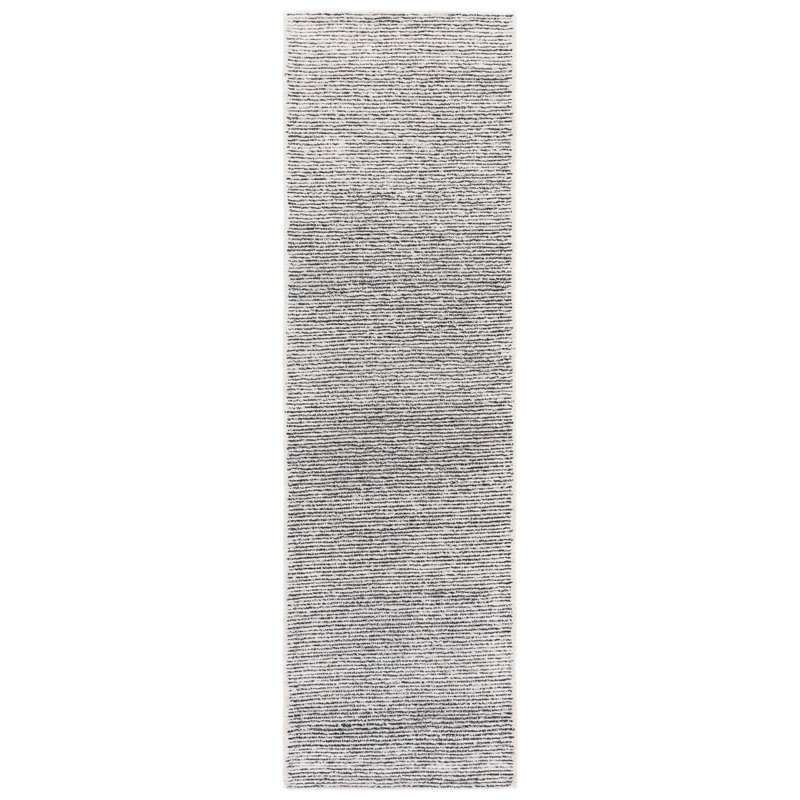 Tapis abstrait abstrait touffeté à la main Performance, Tapis de couloir 2 pi 3 po x 8 pi
