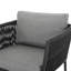 Chaise de terrasse avec coussins Taliaferro