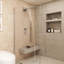 Système de douche à pluie complet Rainier 22 po avec douchette et douchette à pluie Rainier inclus-62520457