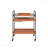 Serving Cart With Stemware Rack
