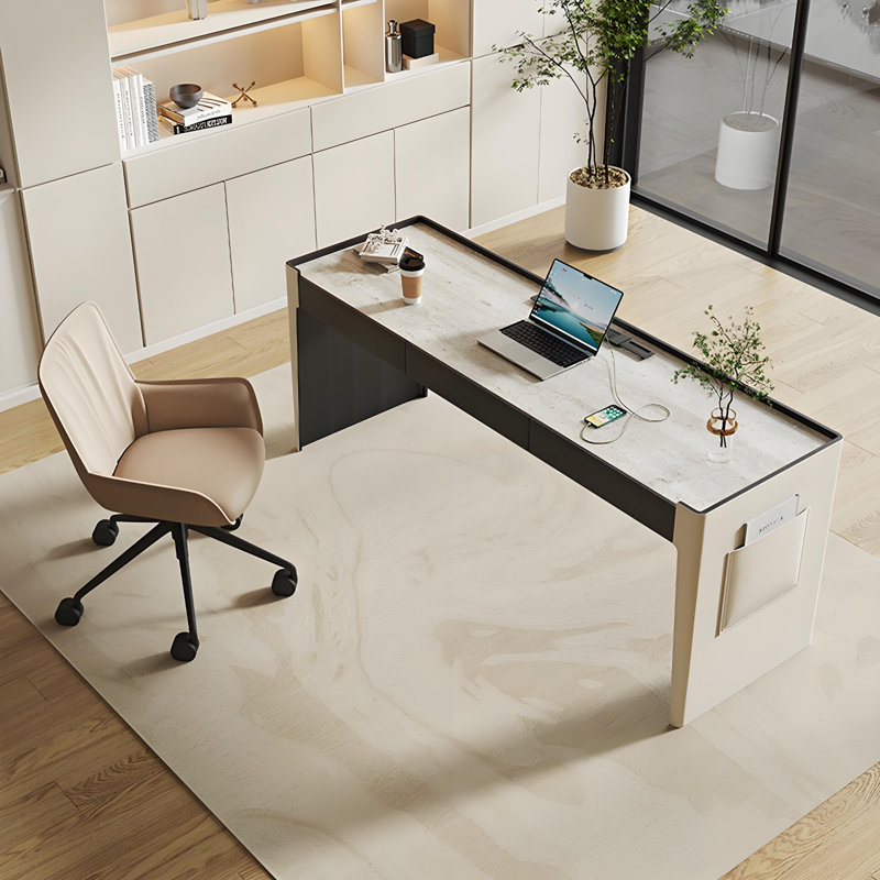 Bureau d'écriture 70,87 "à 3 tiroirs, H 29,53 po x l 70,87 po x P 23,62 po