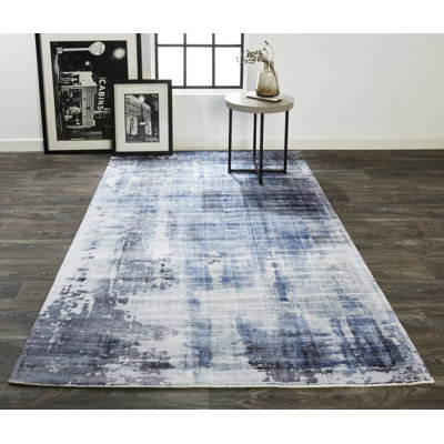 Norsworthy Flatweave Viscose Abstract Indoor Rug