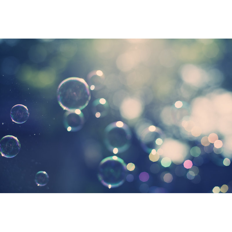 Olla Bubbles Background - Wrapped Canvas Print, 30cm H x 46cm W x 3.8cm D