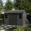Keter Newton 7 ft. W x 11 ft. D Apex Outdoor Garden Shed