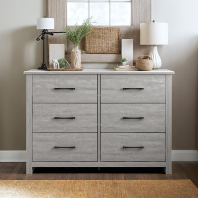 Commode double 6 tiroirs Walter