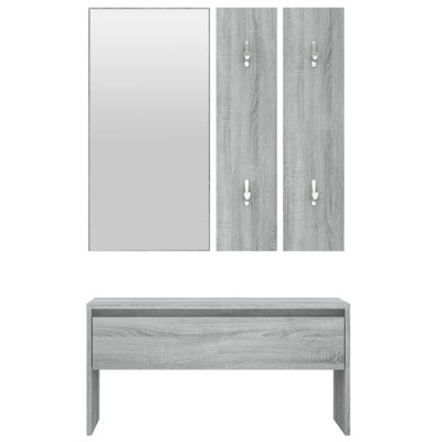 Ivens vidaXL Hallway Furniture Set Engineered Wood