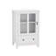 Buffet de rangement H 31,7 po avec poignées en cloche uniques