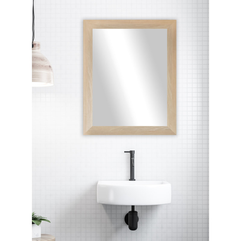 Golliner Flat Wall Mirror, 35.5" H x 29.5" W