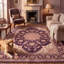 Tapis traditionnel persan à médaillon, motif or, rose, gris et ivoire, lavable à la machine, antidérapant, à poils courts, idéal pour l'intérieur et l'extérieur, adapté aux animaux domestiques, pour salon, chambre, salle à manger, entrée, couloir, bureau.-1319769929