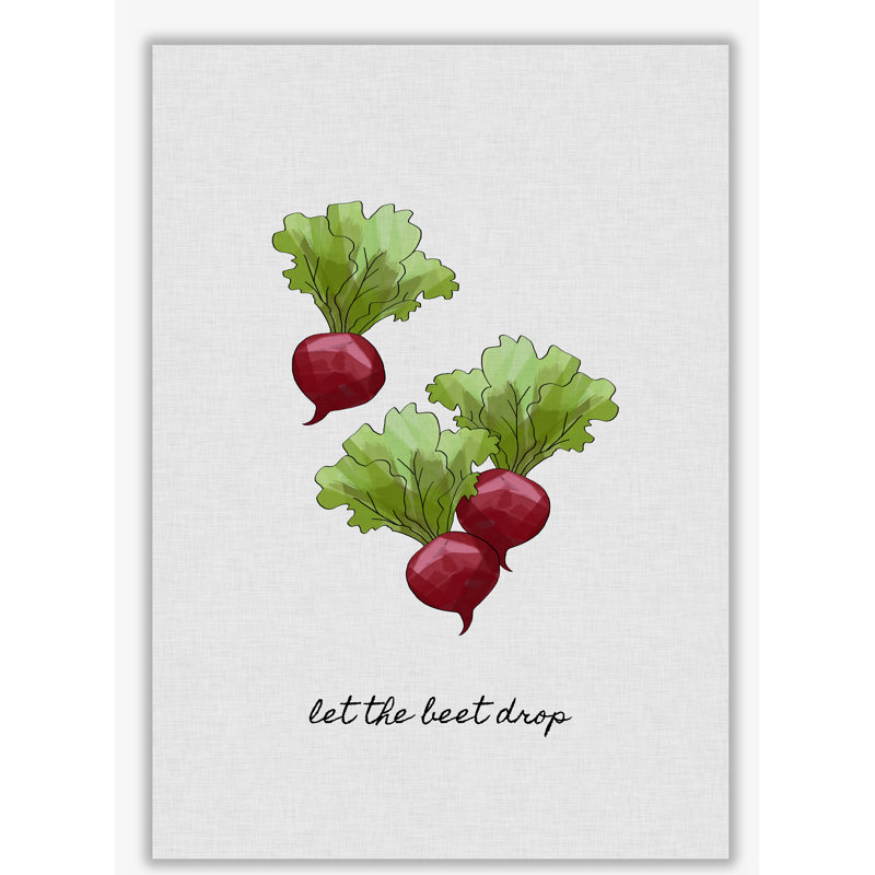 Let The Beet Drop - Print, No Frame, 60 cm H x 42 cm W x 1 cm D
