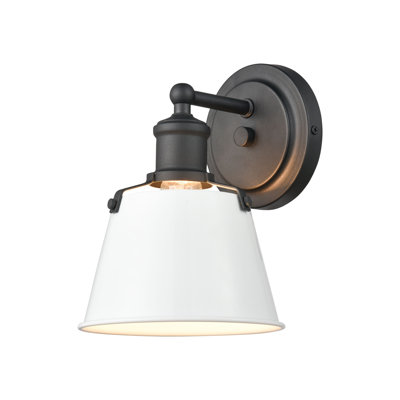 Merser 9'' High 1-Light Sconce - Charcoal