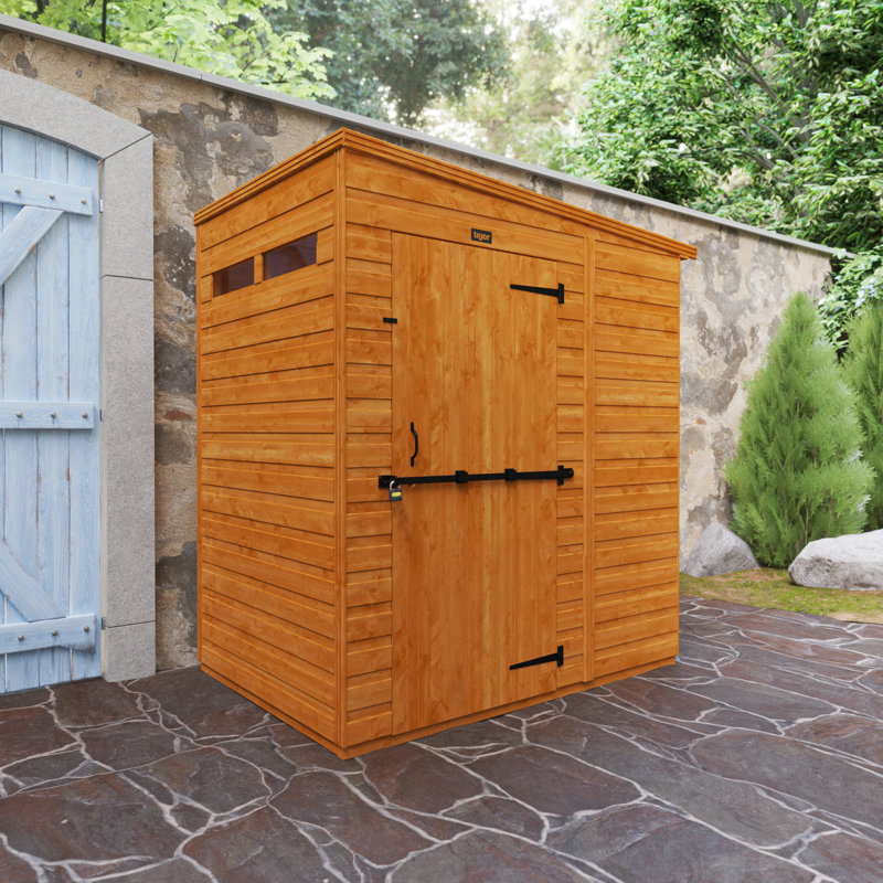 4x6w TigerFlex® Shiplap Pent Security Shed