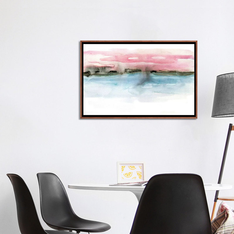 « littoral » par albina bratcheva-print, H 32 po x l 48 po x P 1,5 po, Toile tendue