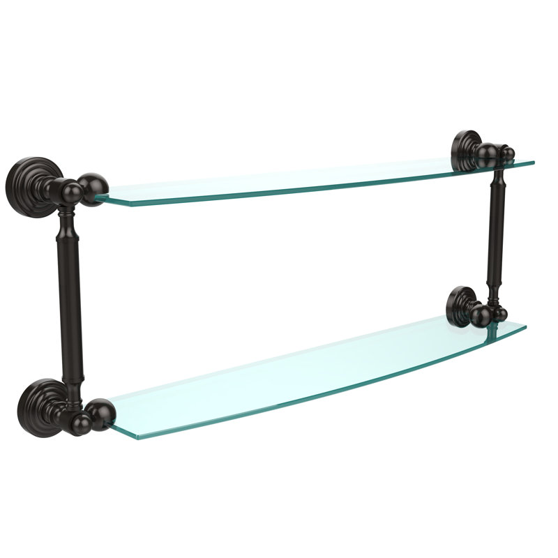 Étagère murale Beresford, l 28 po x H 8,5 po, Bronze huilé