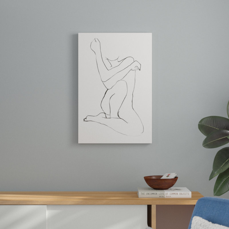 Criss Cross I by Jennifer Paxton Parker - Drawing Print, 76cm H x 51cm W, Wrapped Canvas