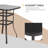 2 - Person Patio Dining Set Square Table-1832074926
