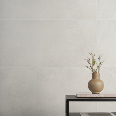 Carrelage de sol et de mur en porcelaine mate 23,62 po x 47,24 po Grava (15,49 pieds carrés / caisse)