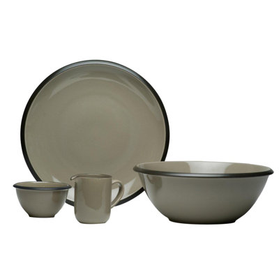 Anabrenda Stoneware Dinnerware Set 4 Piece