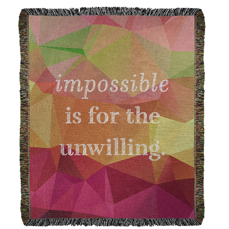 Hand Woven Throw Blanket, 60" L x 50" W, Rainbow Pyrite