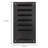 Metal Wall Organizer with White Board