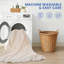 Housse pour canapé - beige - lavable, convient aux animaux de compagnie, convient aux canapés modulaires et à 3 coussins, 78 po x 134 po