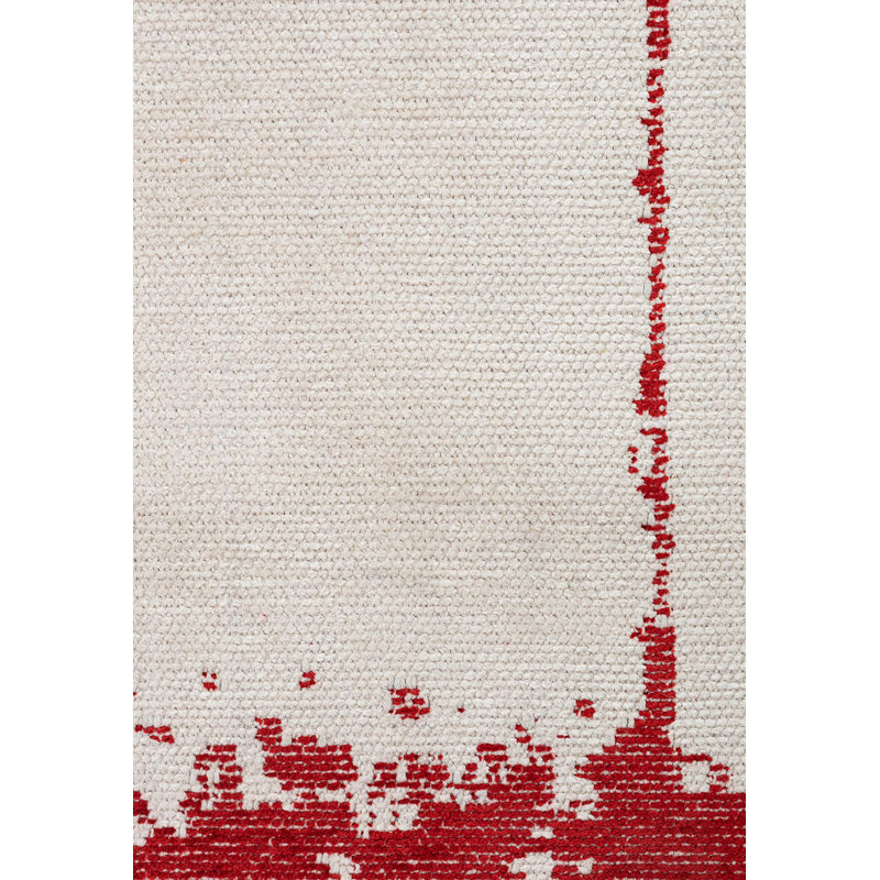 Alxander Vintage Look Hand Loom Indoor / Outdoor Area Rug, Rectangle 6'6" x 9'10"