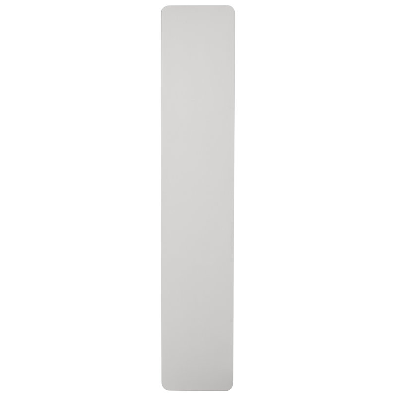 8' White Plastic Folding Training and Event Table