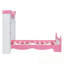 Lit plateforme simple avec tablette de rangement Dreamy
