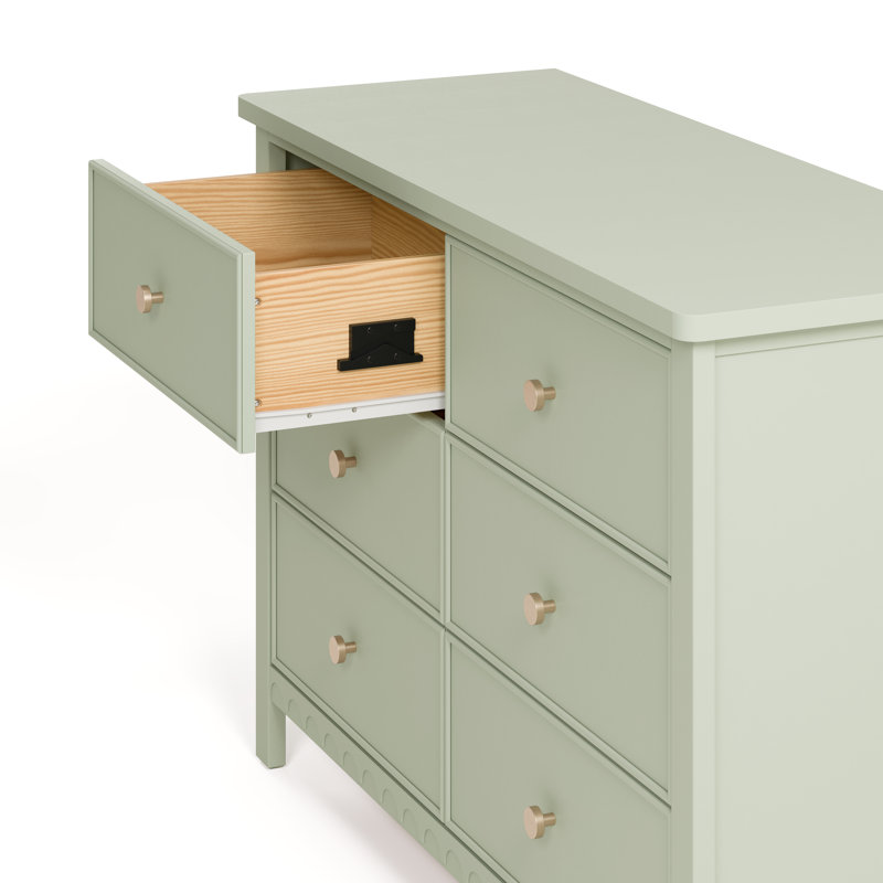 Graco Sasha 6 Drawer Double Dresser | Wayfair Deals