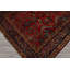 Tapis traditionnel Tabriz rouge en laine noué à la main 6 pi 2 po x 9 pi 2 po