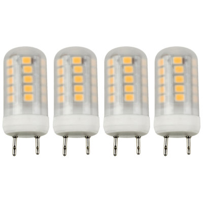 2.3 Watt (20 Watt Equivalent), T4 LED, Non-Dimmable Light Bulb, Warm White (3000K) Gy8.6 Base