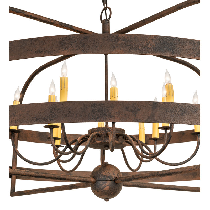 48" Wide Aldari 12 Light Chandelier