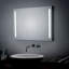 Flat Metal Lighted Wall Mirror-12699707