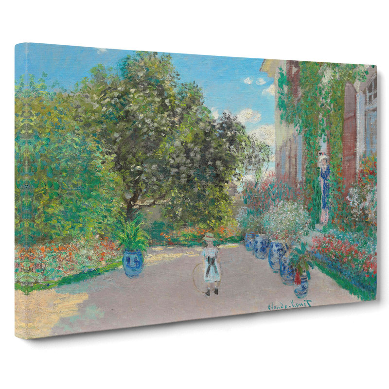 House At Argenteuil by Claude Monet - Wrapped Canvas, 40cm H x 60cm W x 3cm D