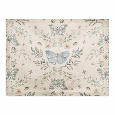 Polyester Floral Rectangle Placemat