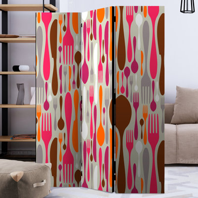 Lampron 172cm H Folding Room Divider