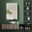 20'' W 29.5'' H Surface Mount Frameless Medicine Cabinet with Mirror and 2 Adjustable Shelves-91715580
