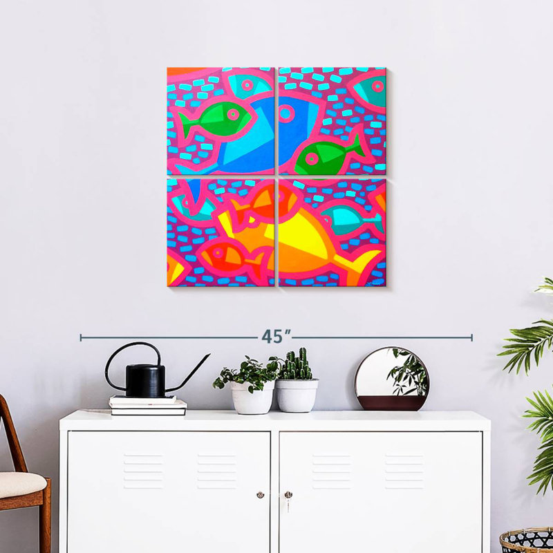 Brampt Funky Fish, 26" H x 26" W