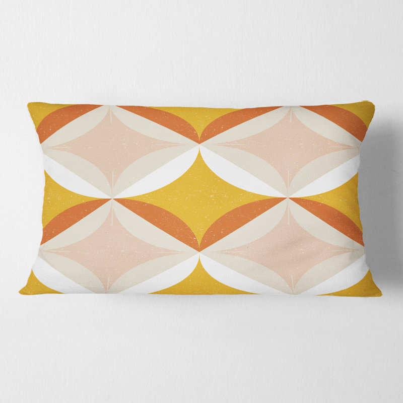Coussin décoratif rétro Mid-Century