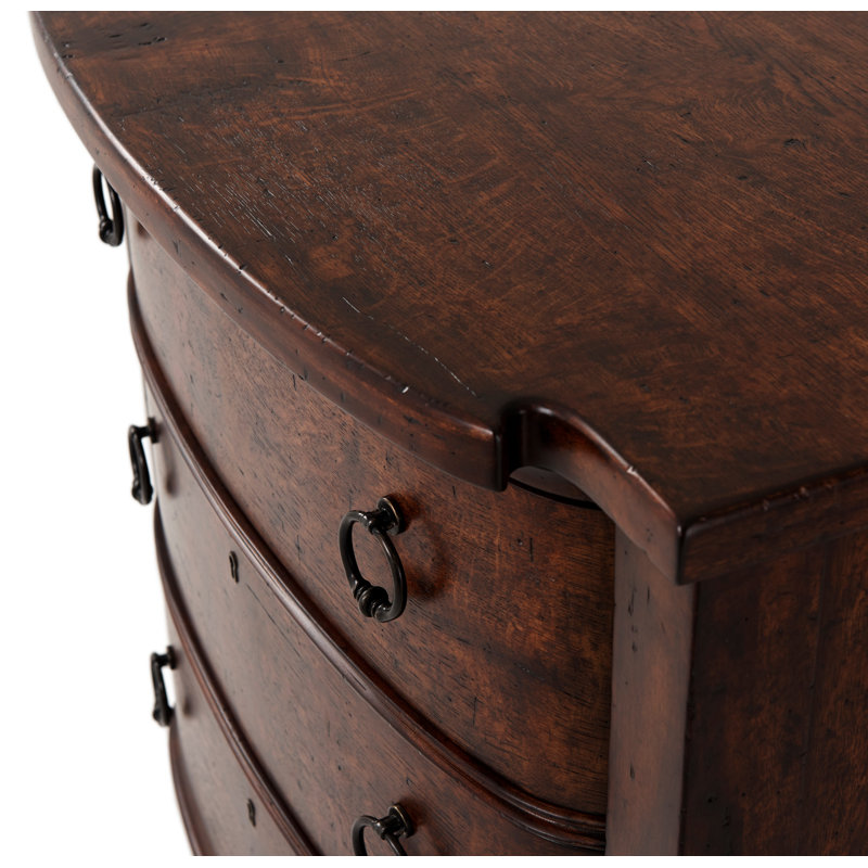 Althorp Living History Reclaimed Oak and Mahogany Nightstand