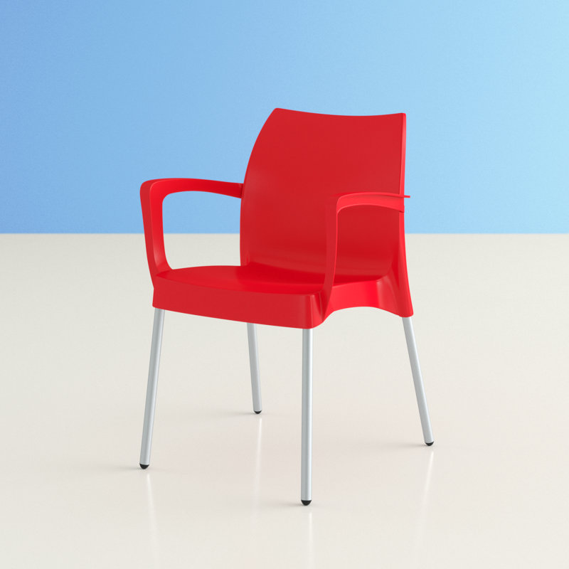 Chaise de salle à manger Murl, Rouge
